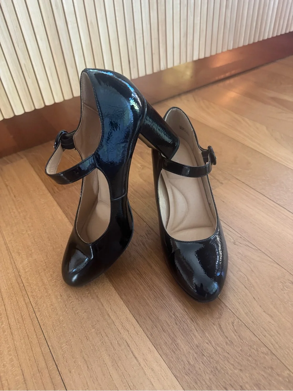 Chinese Laundry Black Patent Mary Jane Heels